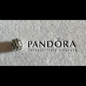 Pandora black hearts charm clip for bracelets
